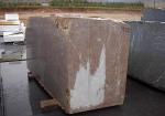 Rosso Alicante marble block