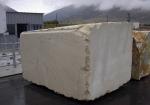 Beige marble block