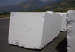 Thassos white marble block