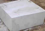 Thassos white marble block