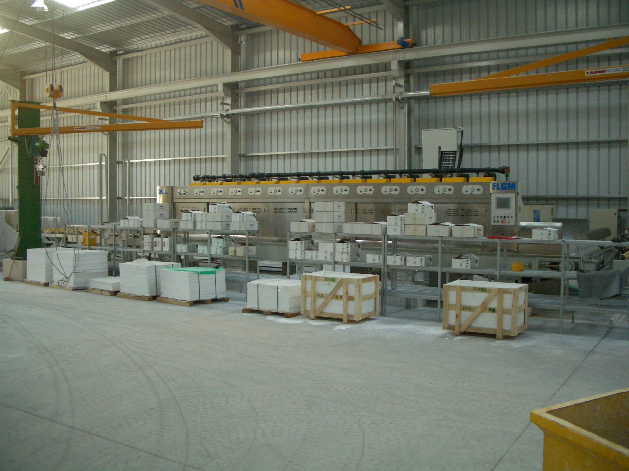 Greek marble slabs